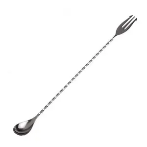 Dynore Stainless Steel Bar Spoon with Fork