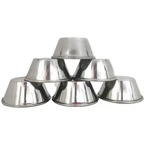 Dynore Stainless Steel Dip Cups of 60 ml- Set of 6