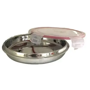 Dynore Stainless Steel Pink Tiffin Small