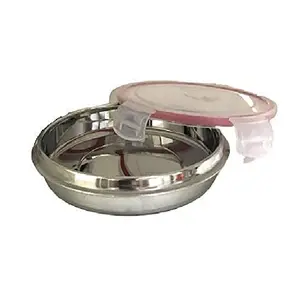 Dynore Stainless Steel Pink Tiffin Medium