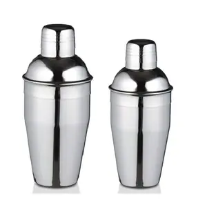 Dynore Stainless Steel Set of 2 Delux multisize Cocktail shakers- 500/750 ml