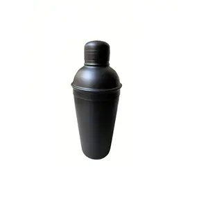 Dynore Stainless Steel Black Matte Cocktail Shaker of 750 ml Black