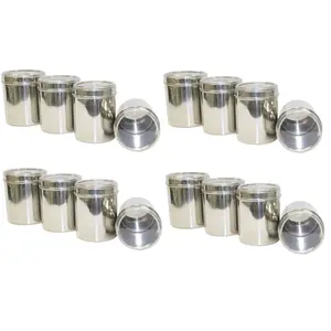 Dynore Set of 16 canisters 4 Each of 500, 750, 1000, 1250 ml
