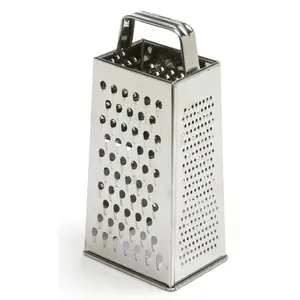 Dynore Stainless Steel 4 Way Carrot Grater and Slicer for Cheese, Vegetables, Ginger, Garlic