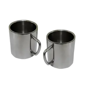 Dynore Set of 2 Double Wall Small Sober Tea Cups