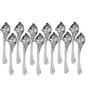 Dynore Set of 12 Classic Side Cut Dessert Spoons