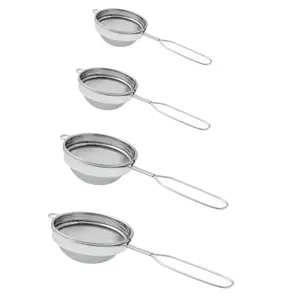 Dynore Set of 4 Classic Wire Handle Tea Strainers