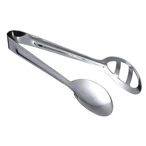 Dynore Stainless Steel Oval Salad Tong