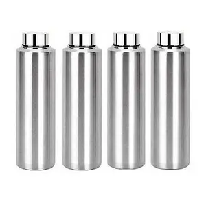 Dynore Set of 4 Stainless Steel Fridge Bottles