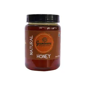 Graminway Natural Honey -350 Grams (Pack of 1) Unpasteurized honey