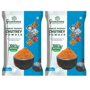 Graminway Garlic Peanut Chutney Powder 2 Piece 200 G