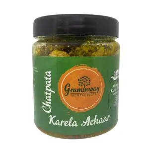 Graminway Chatpata Karela Ka Achar /Bitter Guard Pickle (200 g) Pack of 1