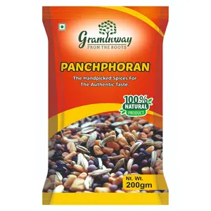 GRAMINWAY Panchphoron Mix Masala -200 gm (Pack of 1)
