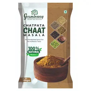 GRAMINWAY  Chatpata Chaat Masala | Organic Homemade Powdered Spices for Healthy Cooking (200 gm) (Pack of 1)