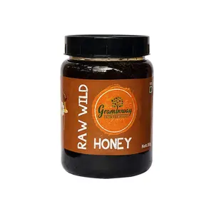 Graminway Raw Wild Honey 350 g ( Pack of 1 )
