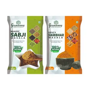 Graminway Spicy Sambhar and Magic Sabzi Masala -2 x 200gm