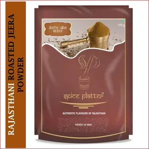 Spice Platter Bhuna Jeera Powder ( Roasted Cumin Powder) - Roasted Jeera Powder- Coarse Ground Pure Cumin Powder  400g