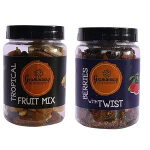 Graminway Tropical Fruit Mix and Berries with Twist - 2 x 150gm