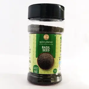 Spice Platter Basil Seeds - Sabja - Tulsi Seeds for Weight loos & Detox - 100g