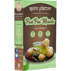 Spice Platter Tangy Pani Puri/ Chatpata Puchka Masala - 400gm