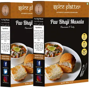Spice Platter Pav Bhaaji Masala 100 Grams (Pack of 2)
