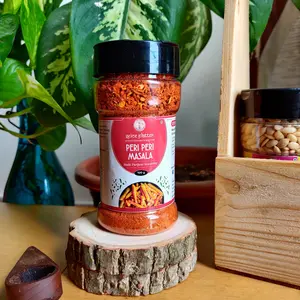 Spice Platter Peri Peri Masala - Multi Purpose Seasoning | Fire Seasoning | All Natural | Non GMO | Gourmet Spice Mix | Small Batch | Artisanal Rub | 100g