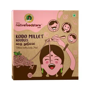 Native Food Store Varagu / Kodo Millet Noodles, Easy to Cook Healthy Millet Noodles - 210 GM