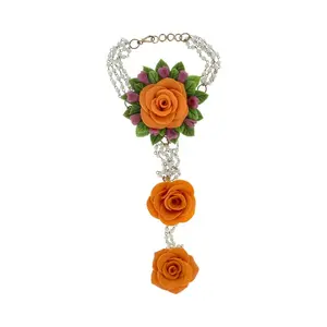 YOU & YOURS HATHPHOOL Handmade Artificial Flowers Jewelry for Women & Girls
