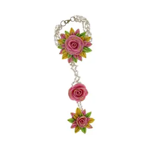 YOU & YOURS HATHPHOOL Handmade Artificial Flowers Jewelry for Women & Girls