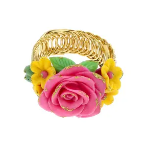 YOU & YOURS KADDA/BANGLE Handmade Artificial Flower Jewellery for Women/Girls