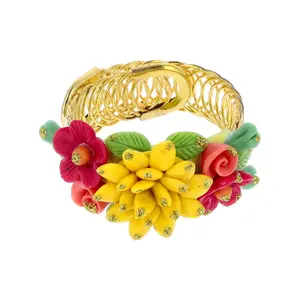 YOU & YOURS KADDA/BANGLE Handmade Artificial Flower Jewellery for Women/Girls