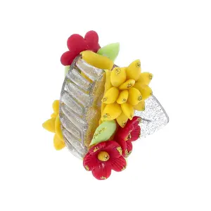YOU & YOURS Hair clutcher Handmade Artificial Flowers Jewelry for girls women kids