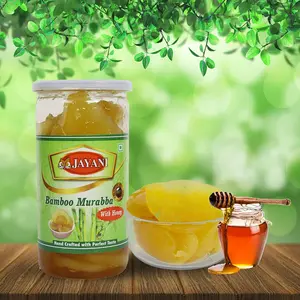 Jayani Homemade Bamboo Murabba with Neem Honey Helps Increasing Height Growth and Antibacterial and Anti-inflammatory Properties | Bamboo Shoots Murabba Good For Health with Neem Honey 800 gm