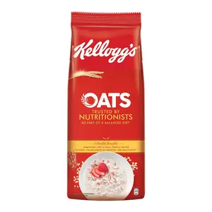 Kellogg's Oats 2kg Trusted by Nutritionists | Energy of 2 Rotis Protein of 1 Bowl Dal Fibre of 1 Guava High in Protein & Fibre Low in Sodium | Breakfast Oats