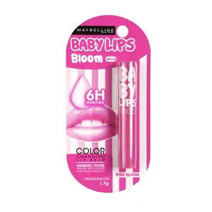 Maybelline New York Lip Balm Sheer Lip Colour With SPF Moisturises and Protects Lips k Bloom 1.7g