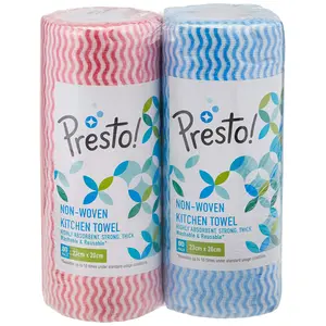 Presto! Non-woven Kitchen Towel Roll - 80 Pulls (Pack of 2)