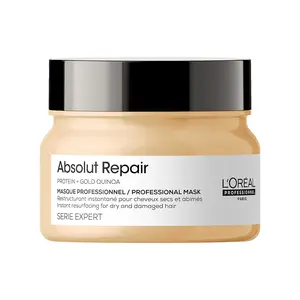 L'Oréal Professionnel Absolut Repair Hair Fancy Coverwith Protein & Gold Quinoa for Dry and Damaged Hair Serie Expert 250gm