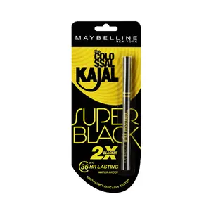 Maybelline New York Super Black Intense Colour  Definition Long-lasting Coal 0.35g