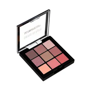 Swiss Beauty Ultimate 9 Pigmented colors Eyeshadow Palette| Long wearing and Easily Blendable Eye makeup Palette | Matte Shimmers and Metallic | Multicolor - 02 6gm |