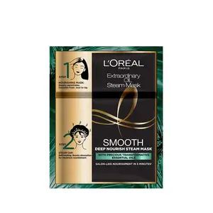 L'Oreal Paris Professional Nourishing For Smooth & Straight Frizz-Free hair With Precious Essential Oils Extraordinary Oil Smooth Steam Fancy Cover20ml + 40g