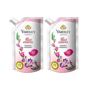 Yardley London Floral essence Iris & violet Fragrant Handwash 750ml (Pack of 2)