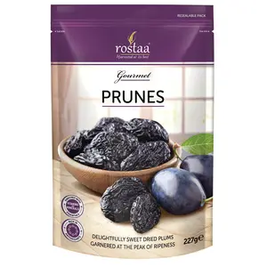 Rostaa Dried Pitted Prunes (Non-GMO & Vegan) (227g ( Pack Of 1 ))
