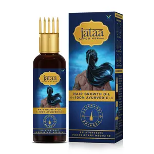 Marico Jataa for Men Hair Oil Ayurvedic Oil for Hairfall Control & Hair Regrowth with Jatamansi & Bhringraj 100ml