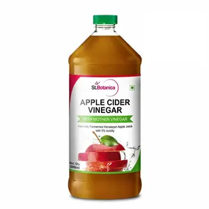 StBotanica Natural Apple Cider Vinegar with Mother Vinegar 500ml with Natural & Organic n Apple | Raw Unfiltered & Non-Pasturized | No Chemicals or Artificial Colors