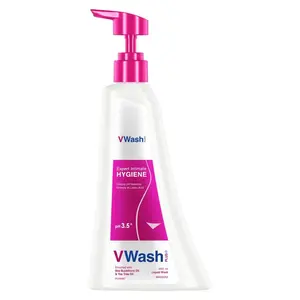 VWash Plus Expert Intimate Hygiene Wash 350 ml Prevents Itching irritation & dryness No Paraben & SLS Suitable For All Skin Types For Daily Use
