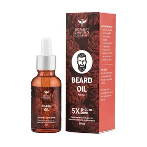 Bombay Shaving Company Beard Oil For Men infused with Cedarwood for hassle free beard maintenance and a 5x smoothness and shine 30 ml