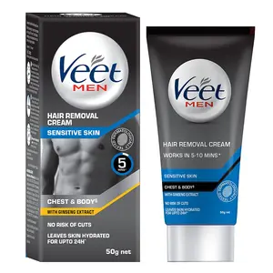 Veet Hair Removal Cream for Men Sensitive Skin - 50g