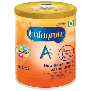 Enfagrow A+ Nutritional Milk Powder Health Drink for (3-6 years) Chocolate 400g