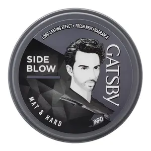 Gatsby Hair Styling Wax - Mat & Hard 75gm | Strong Hold Mat Finish High Volume Non Sticky Anytime Re-Stylable & Easy Wash Off | Easy Styling | Mat Finish Hair Wax for Men