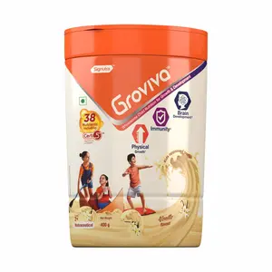 Groviva Wholesome Child Nutrition for Growth & Development - 400g Jar (Vanilla)